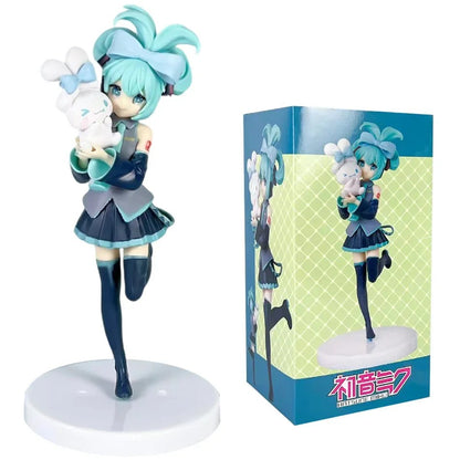 Hatsune Miku Anime Figure Hatsune Miku Desktop Decorations Cute Girl Hatsune Action Figure Model Statue Collection Toys Gift