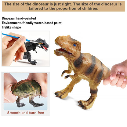 Brinquedo de Dinossauro Criando um Conjunto de Selva de Animais Dinossauros Minifigura Escavação de Dinossauros Brinquedos Educacionais Infantis para Meninos Presente
