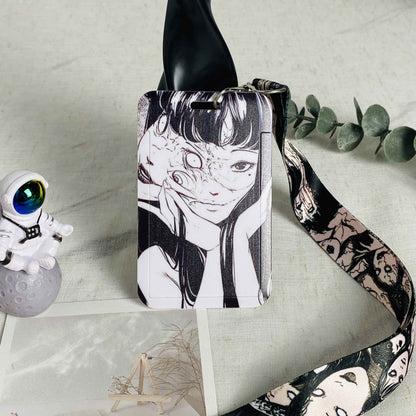 Anime Lanyards Keychain Badge Holder ID Credit Card Pass Hang Rope Lariat Lanyard for Keys Anime Accessories Gifts Halloween