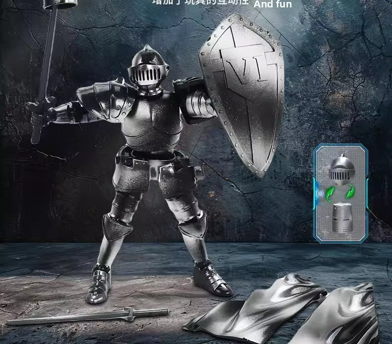Medieval Knight  Lucky 13 Doll Figure Movable Joint Puppet Joint Building Block 3D Assembled Boy Toy Gift Building Blocks