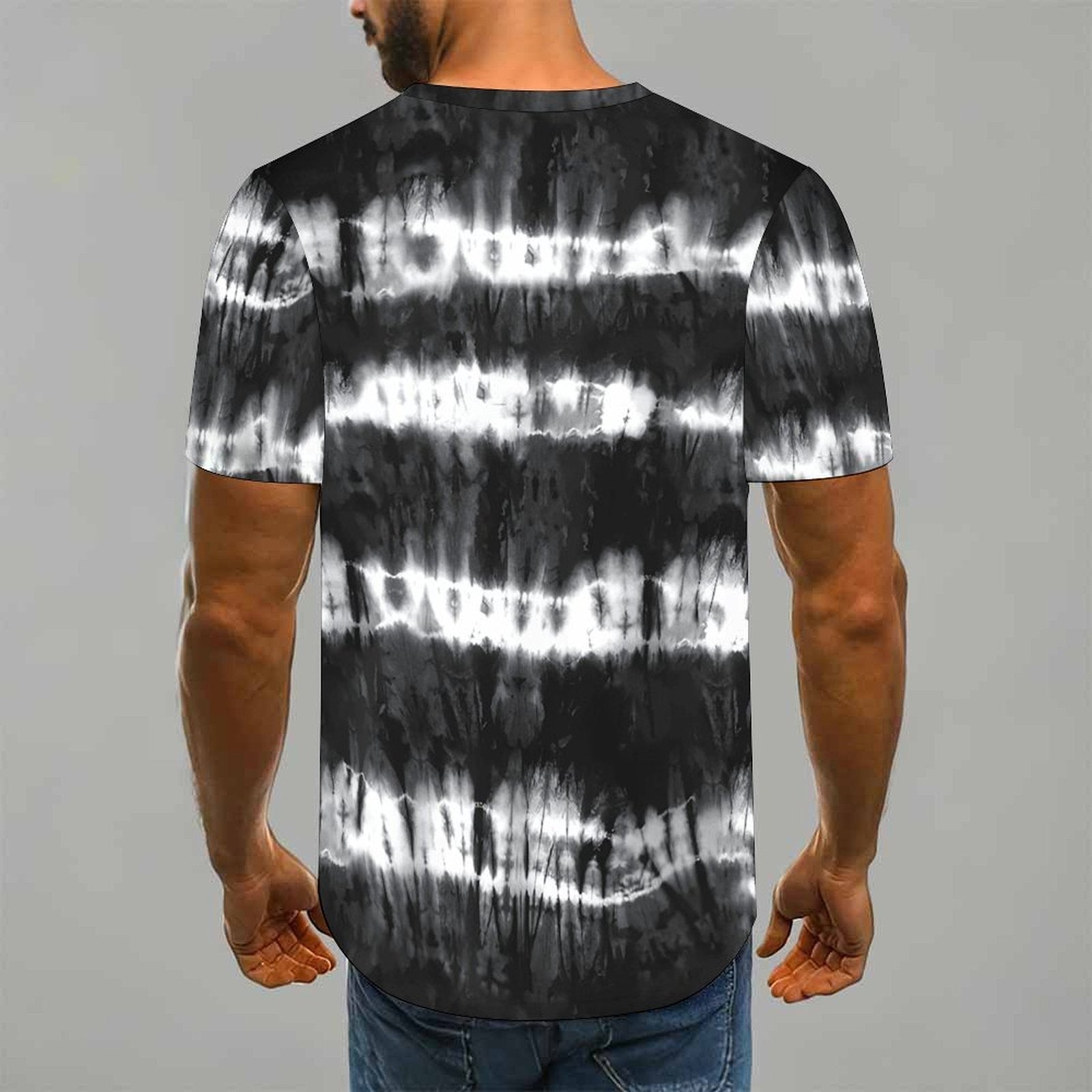 Men Print T Shirt Short Sleeve Crew Neck Casual Summer Fashion Tees Tops For Daily Outdoor Wear