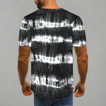 Men Print T Shirt Short Sleeve Crew Neck Casual Summer Fashion Tees Tops For Daily Outdoor Wear
