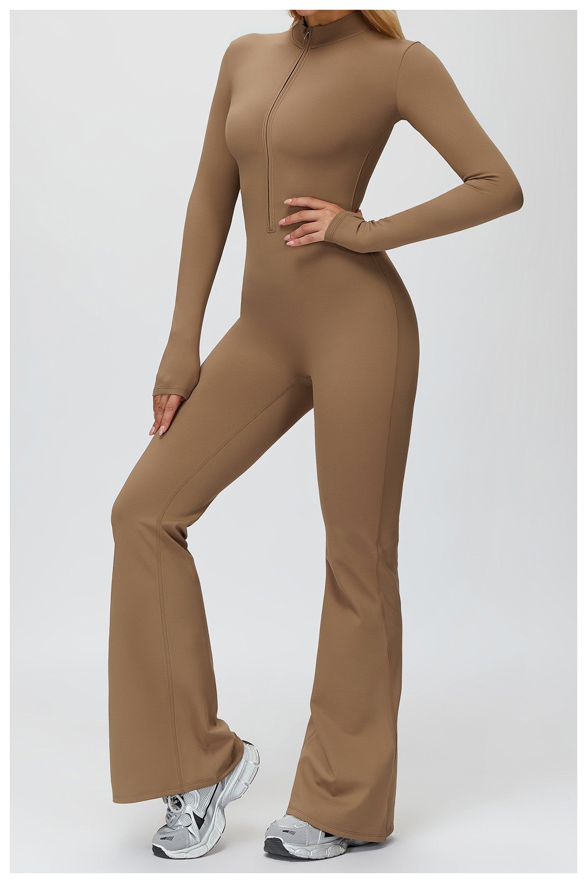 Women Long Sleeves Gym Suit Women Yoga Clothing Sportswear Sports Jumpsuit Female Workout Bodysuits Fitness One-Piece Suit