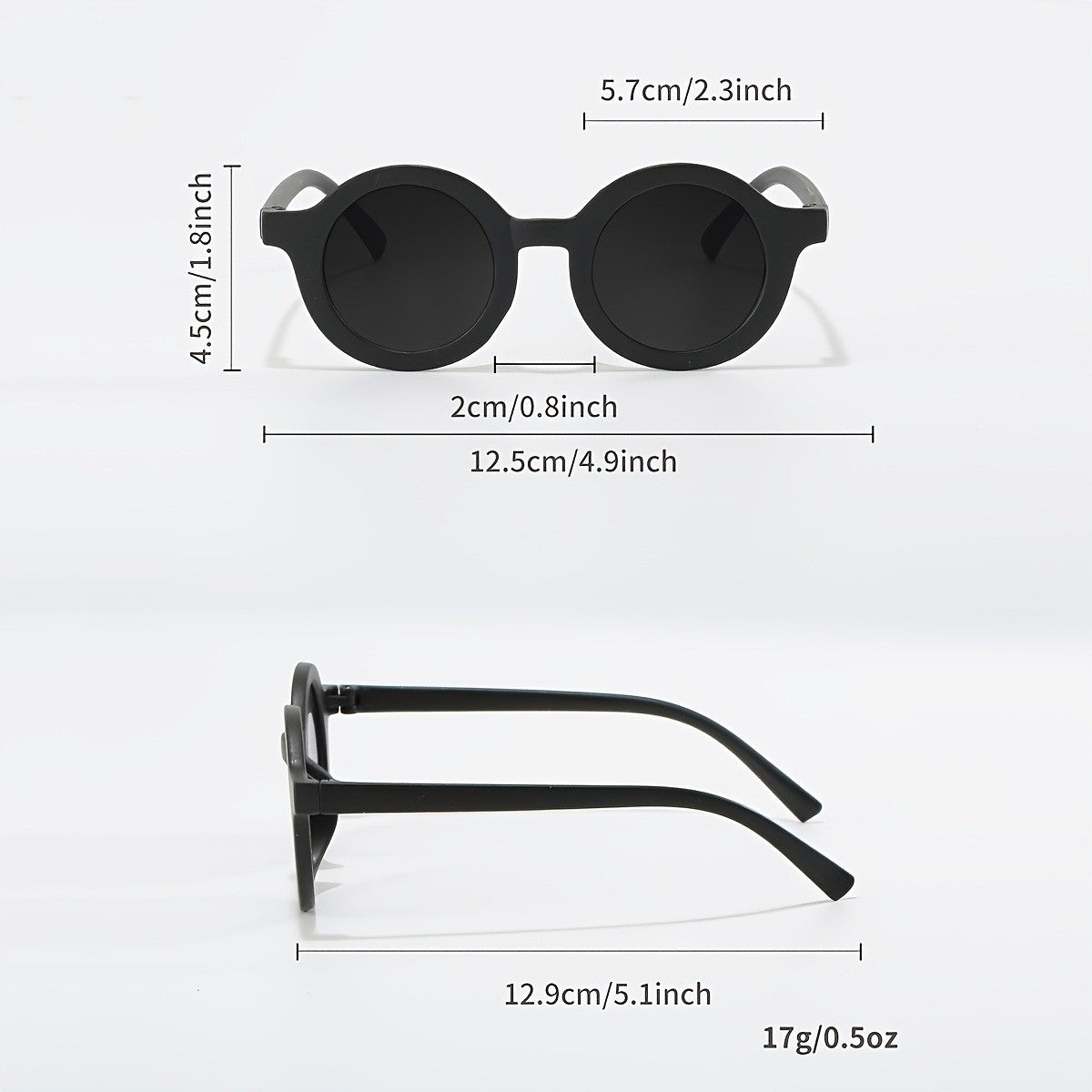 6PCS Round Glasses for Men and Women, Suitable for Travel, Fashionable, Summer Pool, Beach Party.