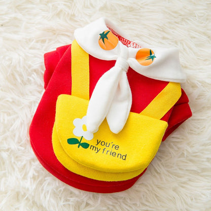 Roupas de inverno para cachorro, Moletom com capuz fofo de desenho animado, quente, para Chihuahua, Bulldog Francês, Roupa para filhotes, Casaco, Fantasia para cães de estimação