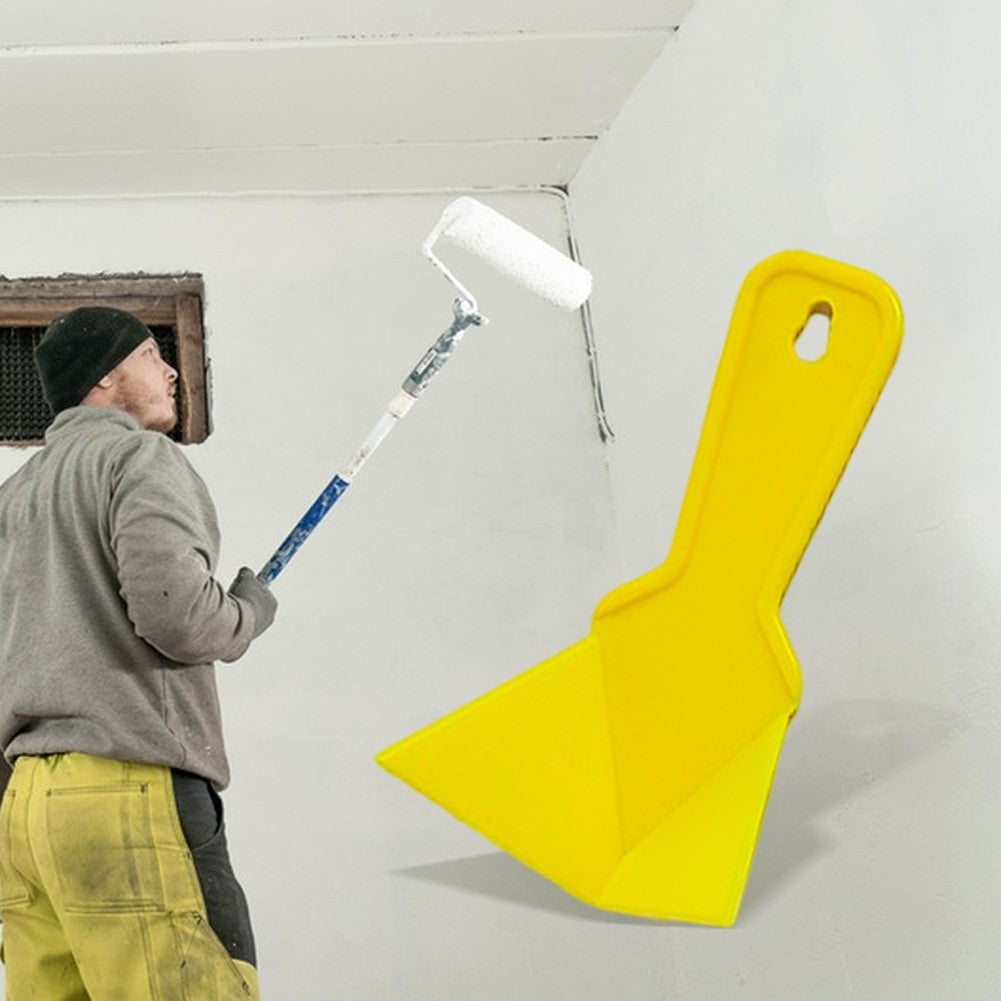 2 Peças Raspador de Canto de Drywall Pá de Estuque Espátula de Canto Interno de Plástico para Ferramentas de Construção de Rejunte de Azulejo de Parede de Piso