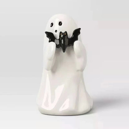 Cute Ghost Statuet Halloween Creative Ghost Ornament Home Garden Decoration