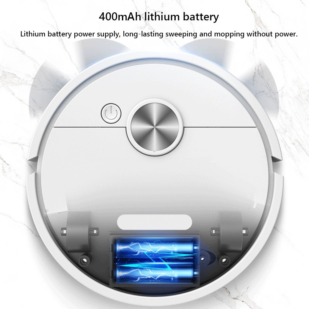 3 in 1 Sweeping Robot Rechargeable Vacuum Mop Robot Sweeping Machine Compact Cleaning Machine for Pet Hair Stubborn Dirt
