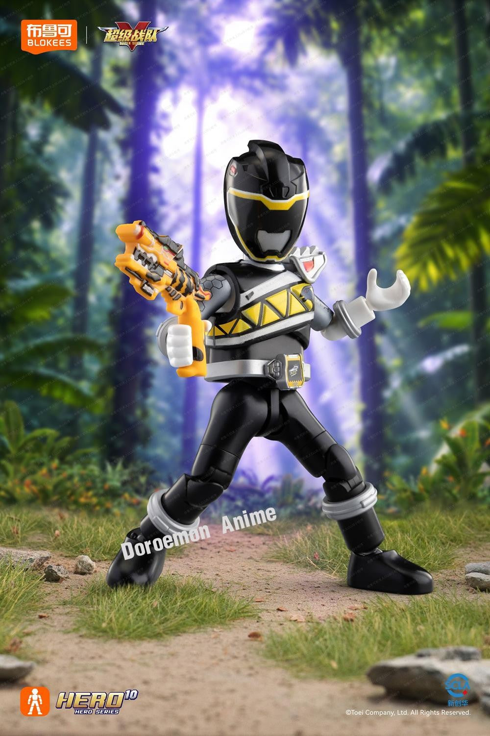 Em estoque Bloco original Power Rangers Dino Charge Super Sentai Zyuden Kyoryuger Coleção de Figuras de Montar