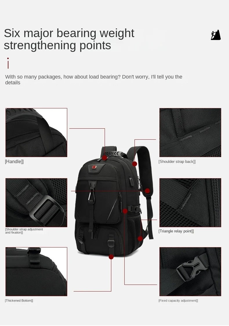 Mochila de Viagem 50L 60L 80L para Mulheres e Homens Mochila Masculina de Grande Capacidade para Viagem de Negócios Mochilas Impermeáveis ao Ar Livre Bolsa Feminina para Laptop