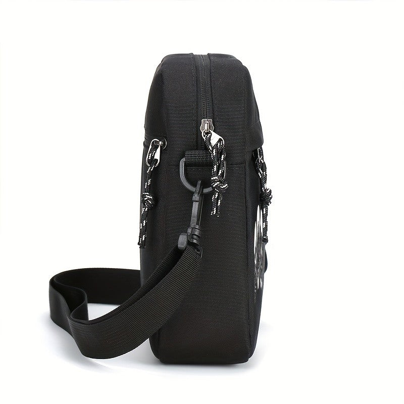 Jesus Cross Print Design Mini Shoulder Bags Men Women Lightweight Multifunctional Messenger Bag Male Daily Commute Crossbody Bag