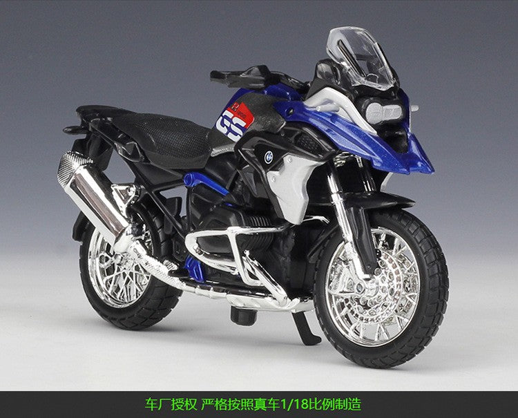Maisto 1:18 Bmw R1200 Gs 2017 R 1200 Mock-up Alloy Motorcycle Model With Chassis
