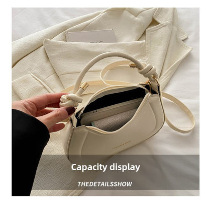 French Luxury Fashion Women's Bag Handbags Ladies Solid Color High-end Texture Versatile Shoulder Bag for Woman