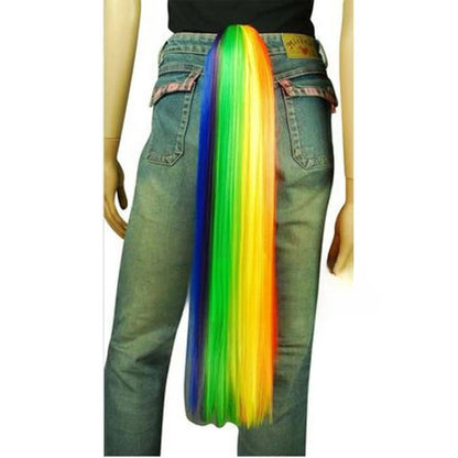 Anime My Little Rainbow Dash Multi Color Pony Synthetic Hair Cosplay Costume Wigs Heat Resistance Fiber Wigs