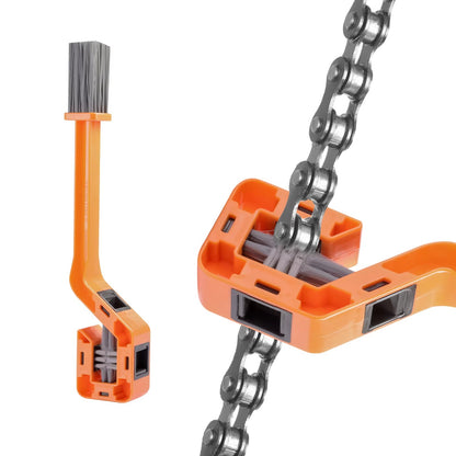 1/2PCS Lubrificador de Corrente de Moto Pulverizador Lubrificante Ferramenta Lubrificadora Cera de Corrente Sem Sujeira Anexo de Limpador de Corrente Aplicador de Óleo de Corrente