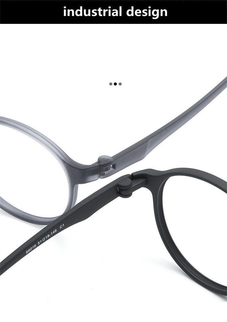 Óculos Ultraleves TR90 para Computador, Anti-Luz Azul, Proteção Ocular para Mulheres e Homens, Design Retrô Sem Parafusos, Óculos de Leitura Redondos
