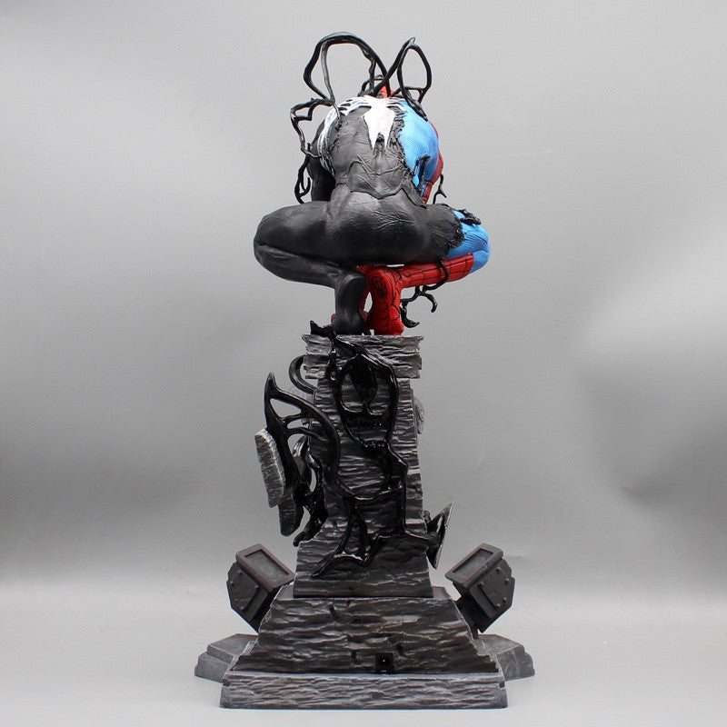 Boneco Homem-Aranha Venom Symbiote Estatuetas Homem-Aranha Boneco Venom Figurine PVC Decoração de Mesa Estátua Modelo Bonecas Brinquedos Presentes de Natal