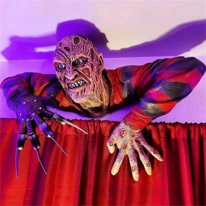 Horror Creeper Zombie IndoorOutdoor Garden Statue Halloween Decoration Resin Sculpture Home Party Decor Gift