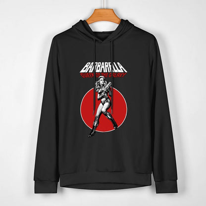 Barbarella - Queen of the Galaxy Hoodie japanese style men's winter sweater mens designer clothes mens hoodie