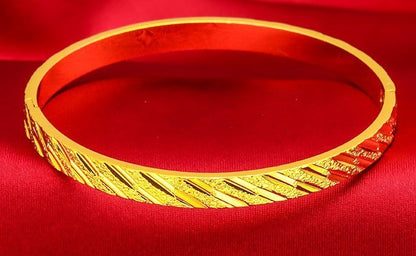 Pulseira estrela cheia de ouro 24K | Ouro puro AU999 no estilo chinês para exibir o charme antigo