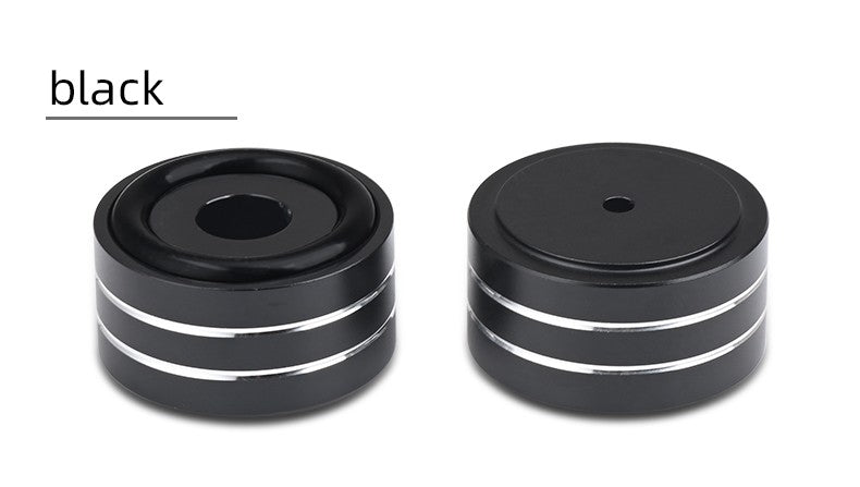 Super Premium 4PCS Hifi Speaker Spikes Pedestal Pés Pad Liga de Alumínio para Speaker DAC Pé Amortecedor