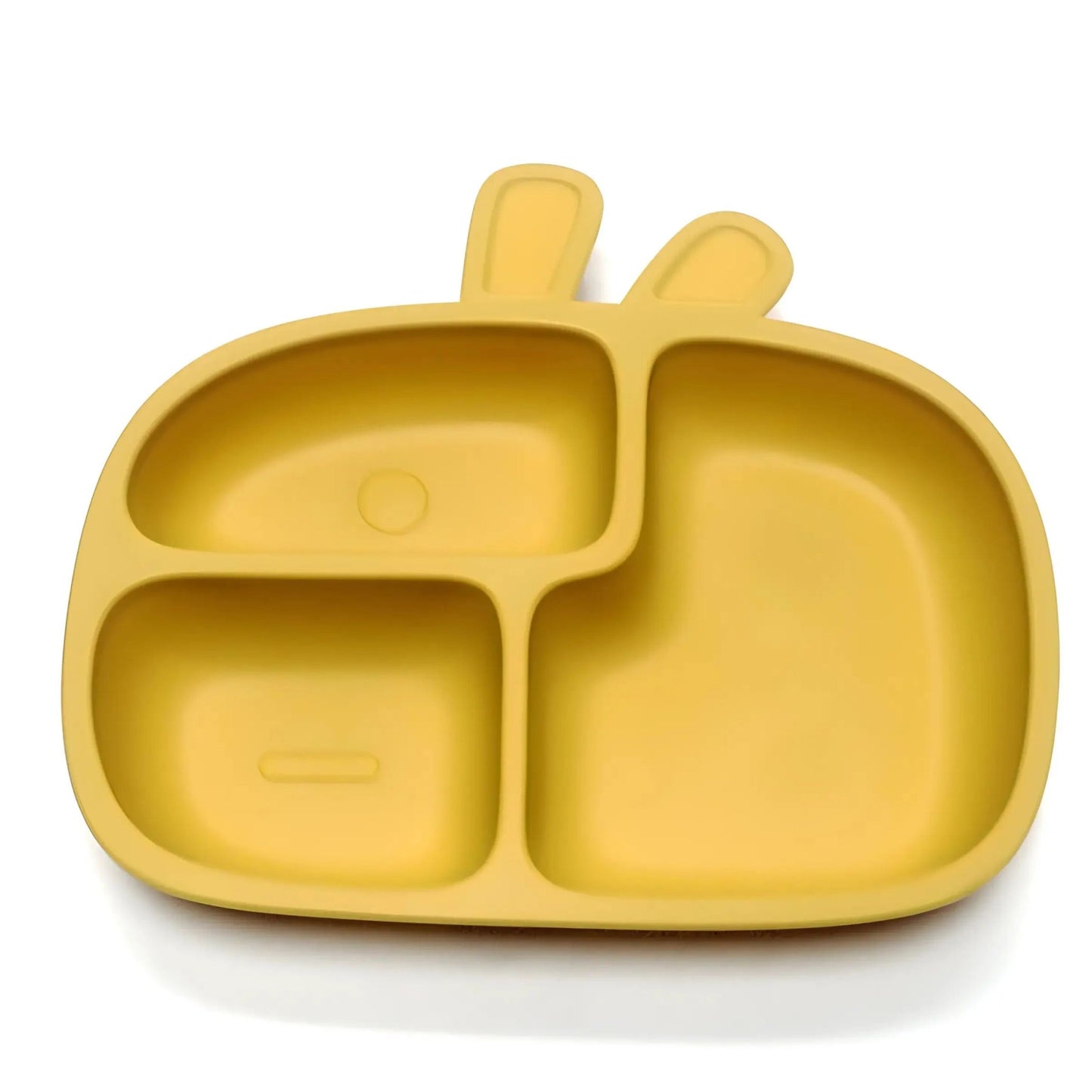 Silicone Baby Dinner Plate Food Grade Baby Supplement Bowl Set Children's Divided Dinner Plate Suction Cup One Piece