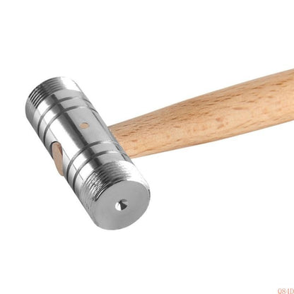 Martelo de Cabeça Dupla Multiuso Q84D Ajustável Adequado para Afinação de Instrumentos, Artesanato e Reparo com Cabo Confortável