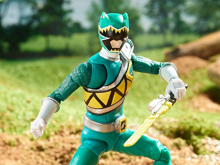 Power Rangers Lightning Collection Ranger Zeo Amarelo, Ranger Fantasma do Espaço, Ranger Rosa Dino Charge, Ranger Verde - Bonecos de Ação