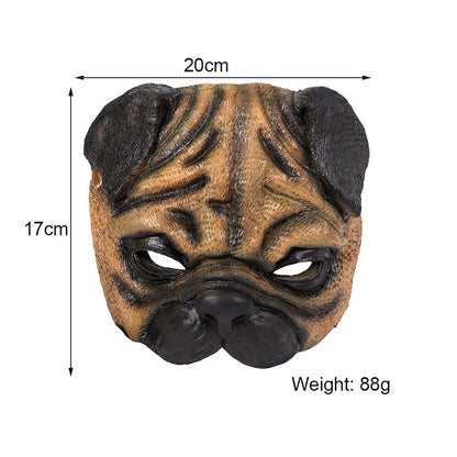 Halloween Animal Mask Collection PU Foam Realistic Animal Mask Carnival Masquerade Party Game Cosplay Props Costume Accessories