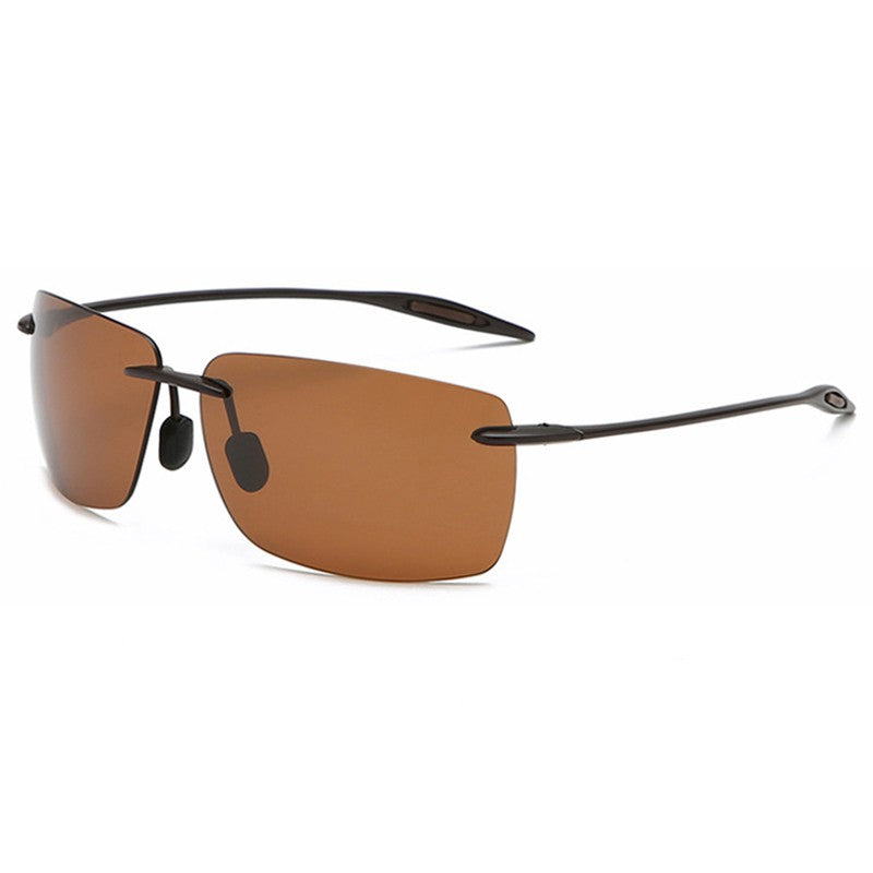 Óculos de Sol TR90 Ultraleves Masculino Feminino Sem Aro Driver Óculos de Sol para Dirigir Moda ao Ar Livre Pesca Caminhada Corrida Esportes