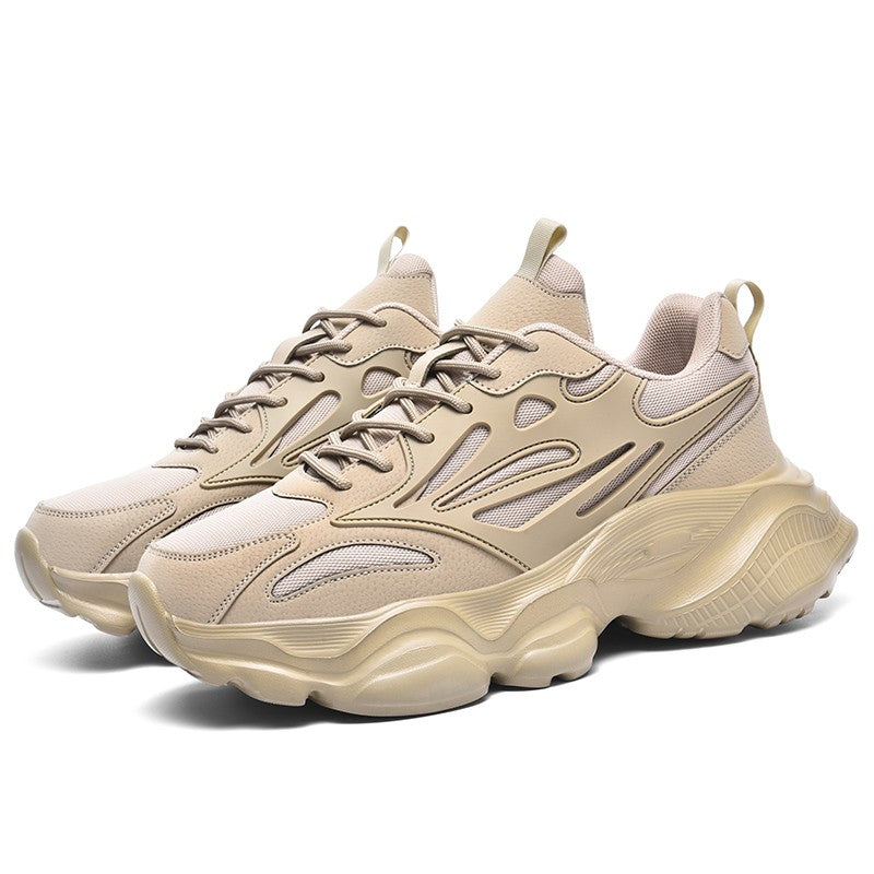 Tênis Masculino de Caminhada Esportiva de Alta Qualidade, Tamanho Grande 48, Plataforma, Tênis Casual Masculino, Tênis Moderno para Uso Externo
