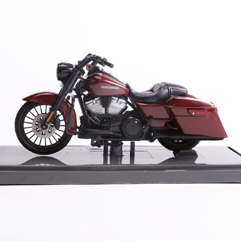 Maisto 1:18 Harley-Davidson 2017 Road King Special Modelo de Moto Diecast Brinquedo Colecionável Presente Funcional