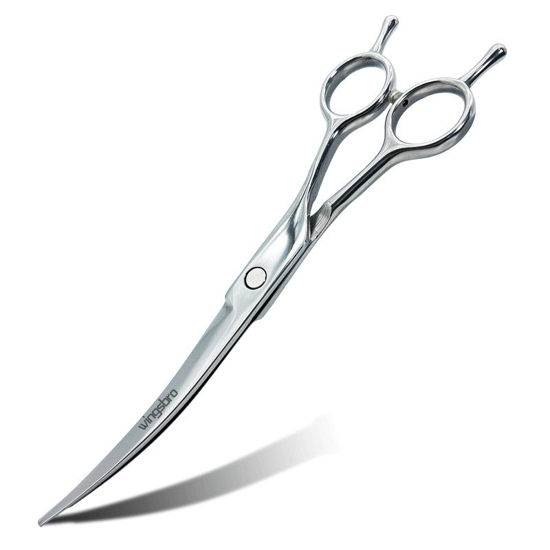 Pet Grooming Scissors   7inch Right and Left Hand Curved Scissors For Dog Grooming