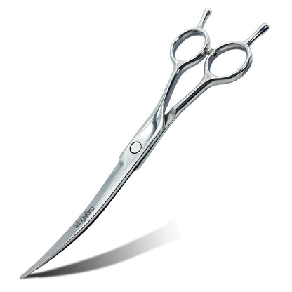 Pet Grooming Scissors   7inch Right and Left Hand Curved Scissors For Dog Grooming