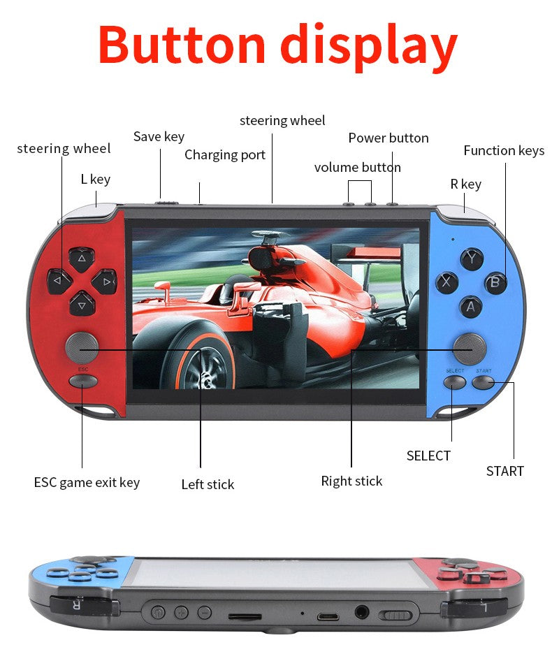Portable Handheld Videogame TV Retro Video Game Console Arcade Player for Children Mini Machine Emulator Retrogame Gaming Device