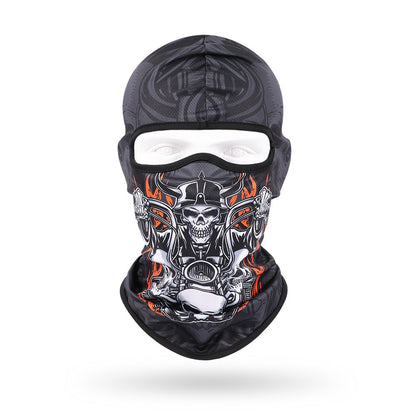 Quick-Dry Skull Face Mask - Breathable Sun Protection for Cycling & Outdoor Sports
