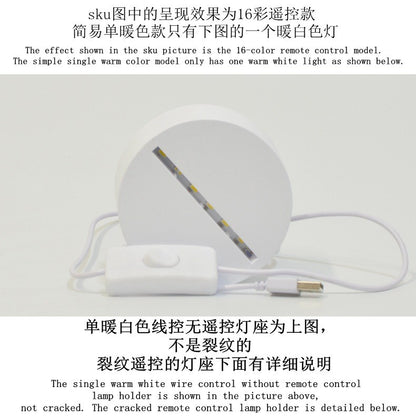 KPop K-POP Demon Hunters Kawaii Zoe Mira Rumi Saja Boys Superstar Monochrome Light Remote Control 16 Color Light Night Light