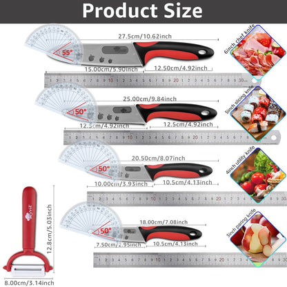 Faca de Cozinha Chef Inoxidável Faca de Cerâmica para Frutas Faca Utilitária Doméstica para Fatiar Legumes Lâminas Pretas Afiadas para Cozinhar