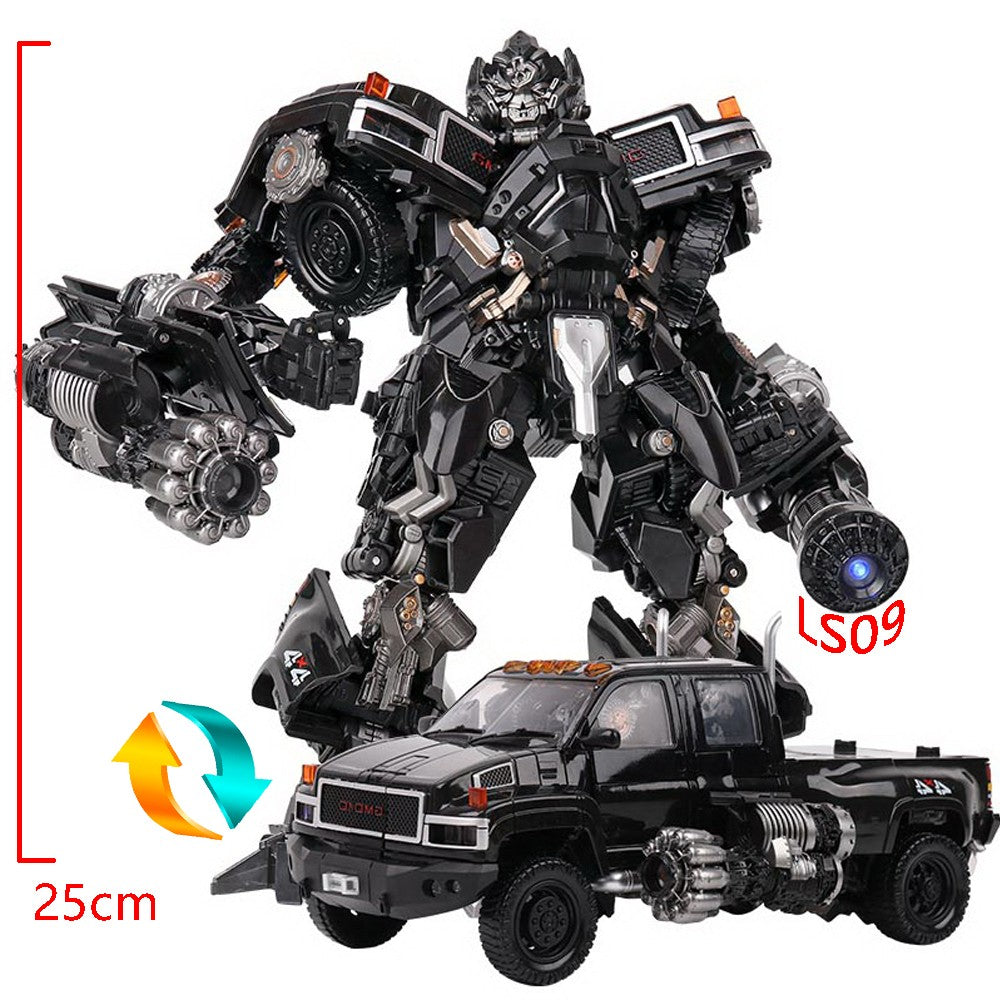 Brinquedos de Transformação Robô BMB Ironhide LS09 Autobots AW01 Modelo de Carro de Deformação Boneco de Ação