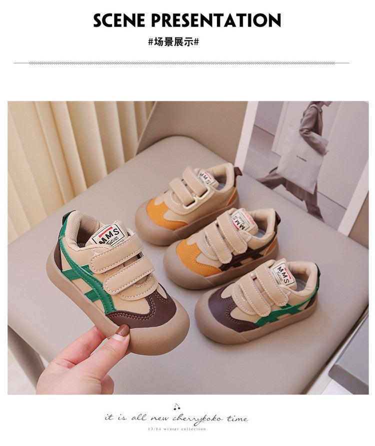 Children's Forrest Gump Shoes Four Seasons Green Boys Girls Walking Shoes 2-8 Years Old Waterproof Non-slip Kids Baby Sneakers