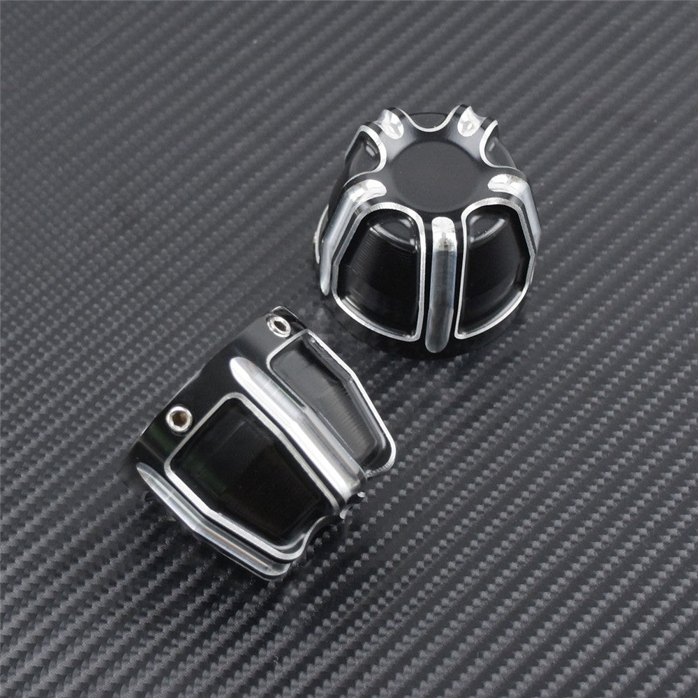 Tampa de Porca do Eixo Dianteiro de Motocicleta 29mm para Harley Sportster XL883 1200 Touring Wide Glide Dyna Fat Bob Softail Dyna VRSC