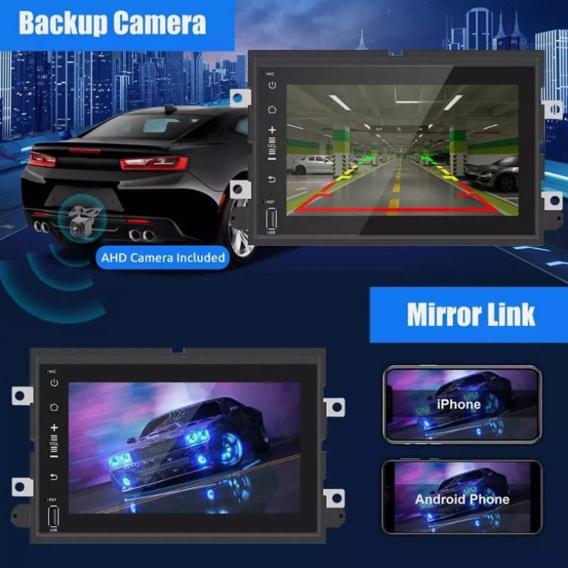 7inch Android 13 AHD Camera Car Stereo Radio +2+32G Microphone GPS Navi For 2013 2014 Ford F-150 Raptor GPS FM Player