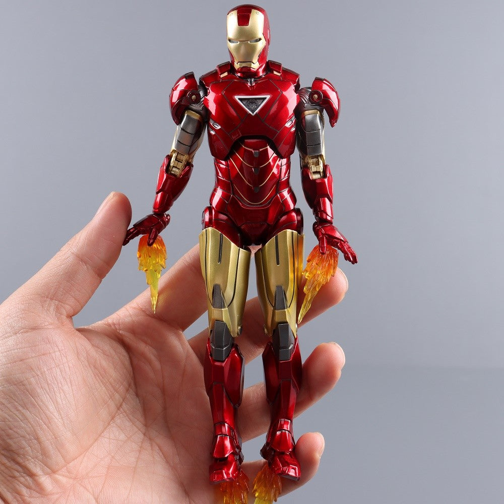 ZD Toys Homem de Ferro Série Articulado MK1 MK2 MK3 MK4 MK5 MK6 MK7 MK42 MK43 MK50 Boneco de Ação do Filme 7 Polegadas Bonecas Mark
