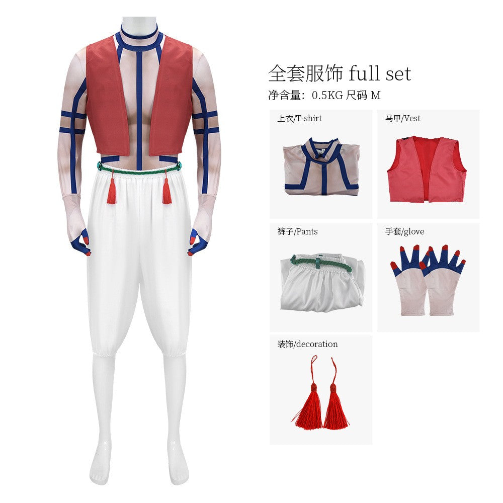 Akaza Cosplay Costume Full Set Anime Role Play Outfit Clothes Wig Uniform for Men Halloween Party