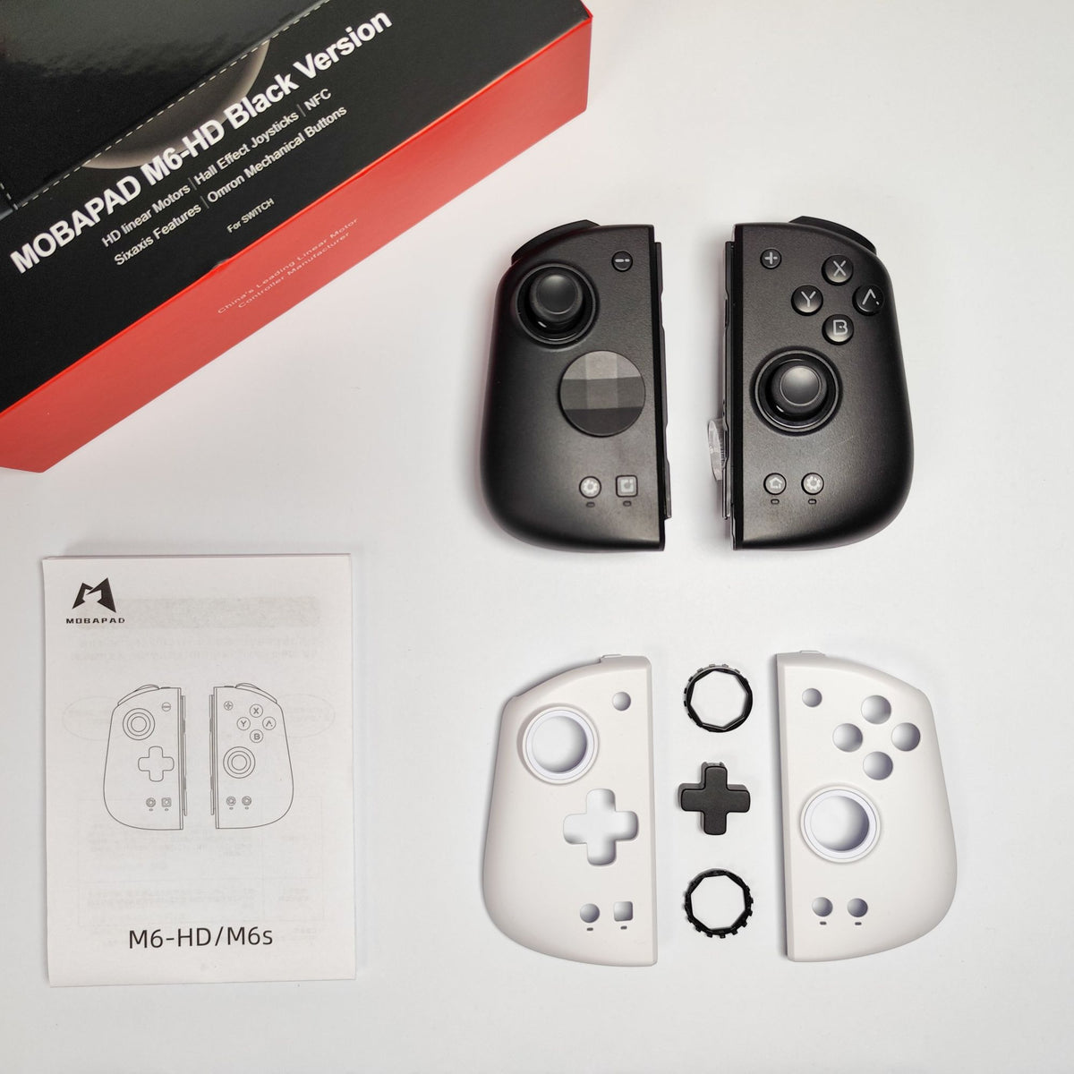 MOBAPAD M6 Gemini Bluetooth Wireless Gaming Controller with Sensing Joystick Gamepad for Nintendo Switch / Switch OLED