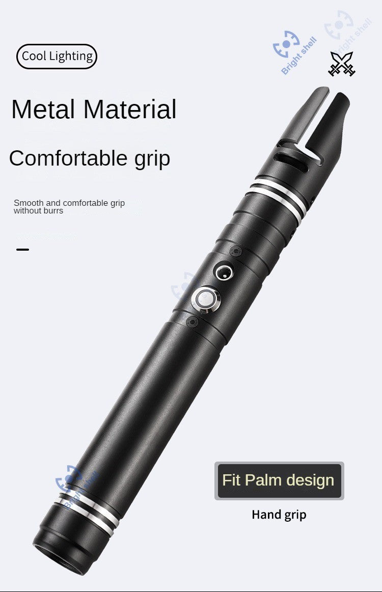 Metal Lightsaber Sword Toys RGB Light Saber 15Color Change Kids Soundfonts Force FX FOC Blaster Toys Jedi Sword Gift