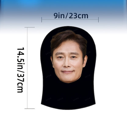 Korean Star Cosplay Party Mask Headgear 1pc, Breathable Equipment for Going Out To Be Funny, Washable and Reusable