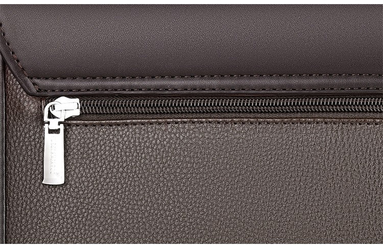 Luxury Brand Messenger Bag Men Leather Side Shoulder Bag For Men Business Office Work Bag Male Briefcase Casual Crossbody Bag