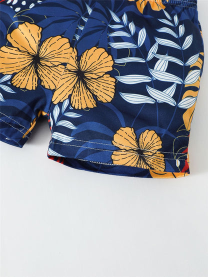 3-24 Months Infant Baby Boy Clothes Set Summer Sleeveless Pocket T-shirt Shorts 2PCS Toddler Boy Casual Outfit Suit Beach Set