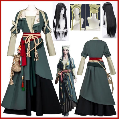 Game Where Winds Meet Yingying Cosplay Costume Ancient Hermit Hero Yingying Hanfu Carnival Convention Event Female Swordsman Set